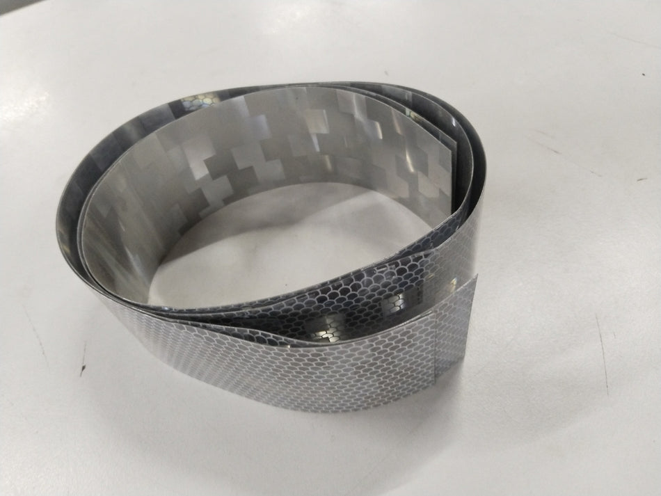 Reflective tape kit for Chevrolet Tavera, front and rear, by General Motors, shown on the vehicle in this image.