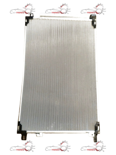 CarTrends condenser assembly supply for vehicle cooling, featuring the INVICTO #T884AM0VT01 model with detailed metal components.