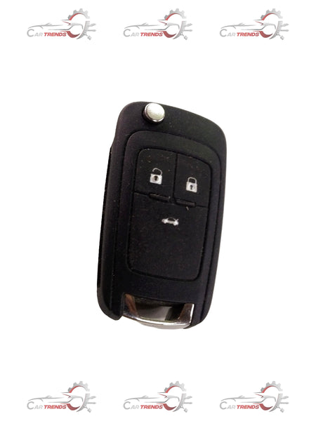 General Motors Chevrolet Cruze folding key door and ignition lock, view of the key and lock mechanism for the vehicle.