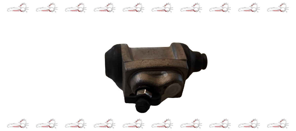 Hyundai LH wheel cylinder assembly spare part by CarTrends, showing the metal brake component for vehicle repair.
