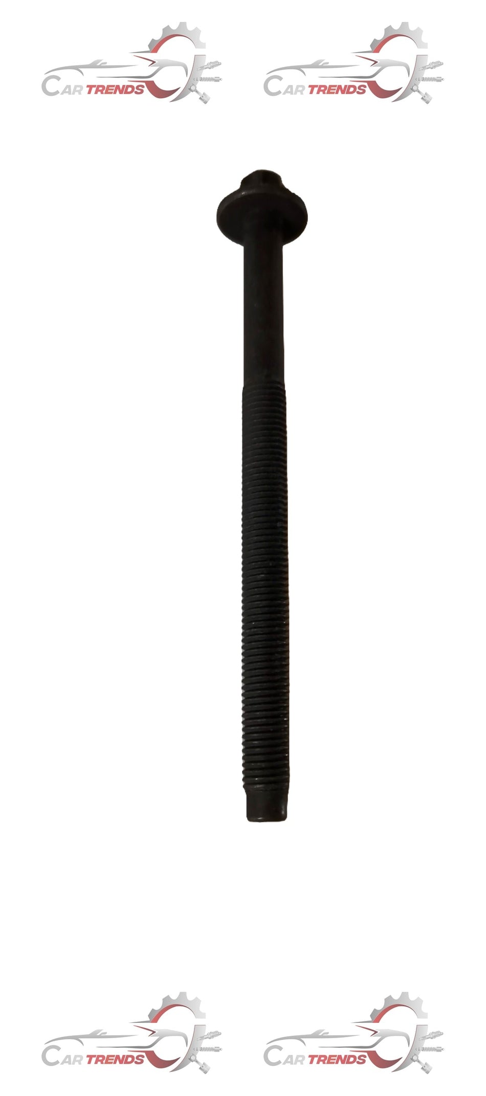 Ford cylinder head bolt, part number 3M5Q6065AB, showing the metal bolt with threading and hex head for engine assembly.