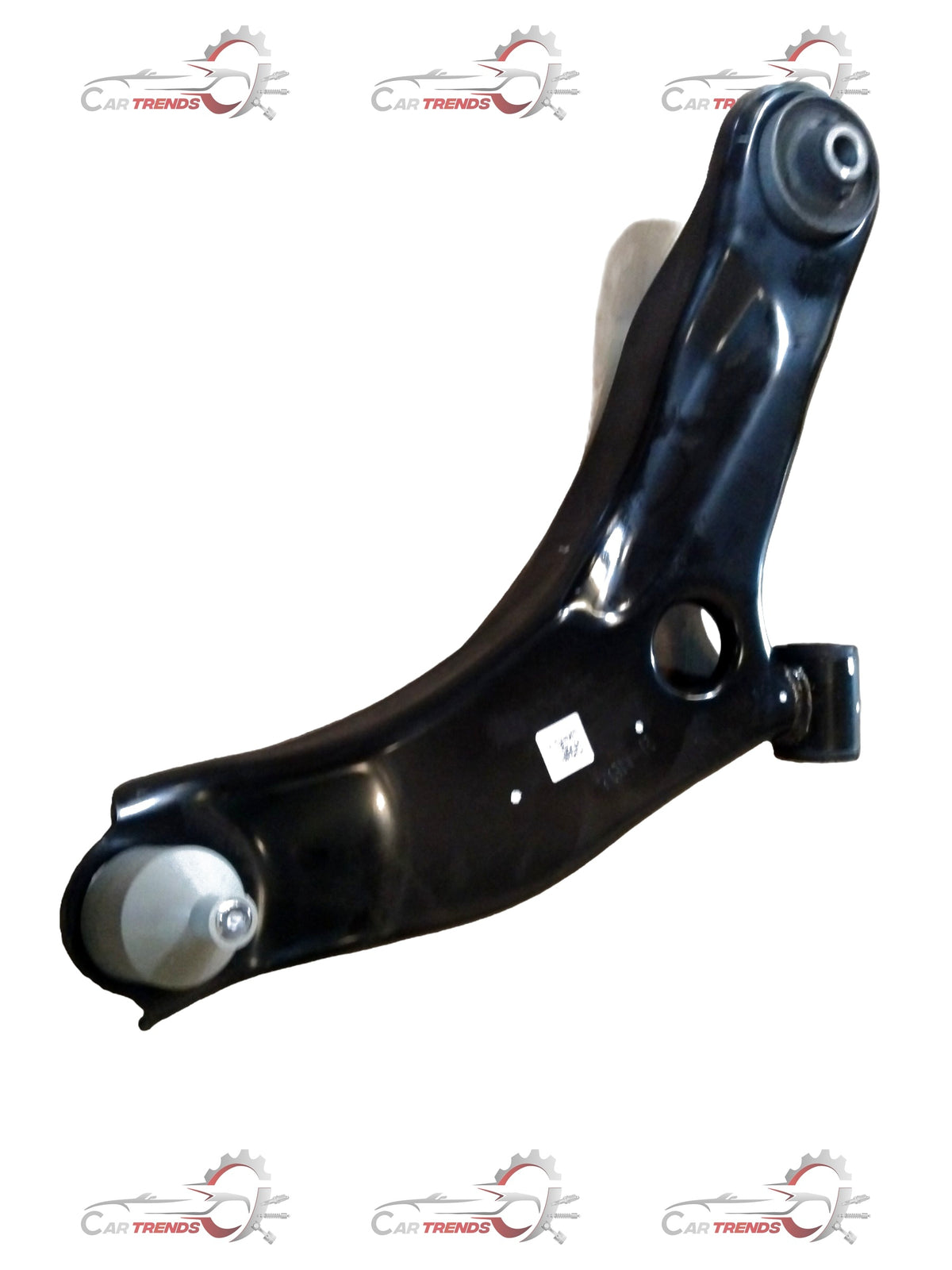 Right side suspension arm for Celerio petrol and CNG, CarTrends spare part, showing the metal arm with mounting points.