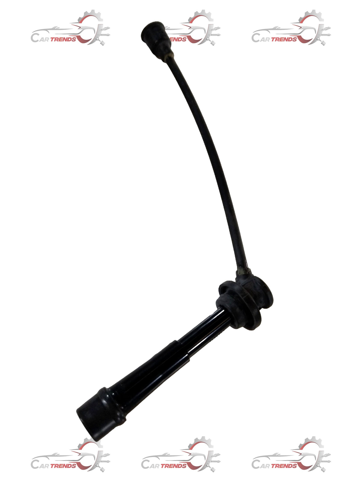 Maruti Suzuki high tension cord set for Maruti 800 engine, automotive spark plug wires, black and red cables, automotive parts.