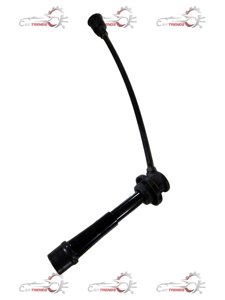 Maruti Suzuki high tension cord set for Maruti 800 engine, automotive spark plug wires, black and red cables, automotive parts.