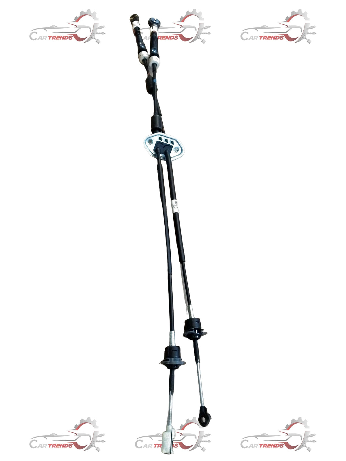Hyundai manual transmission lever cable assembly for Venue, Creta, Verna, and i20 models, shown with detailed connectors.