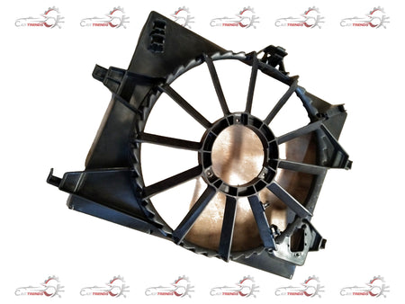 CarTrends Shroud Radiator for Hyundai i10 and Xcent, spare parts, showing the metal radiator shroud with mounting brackets.