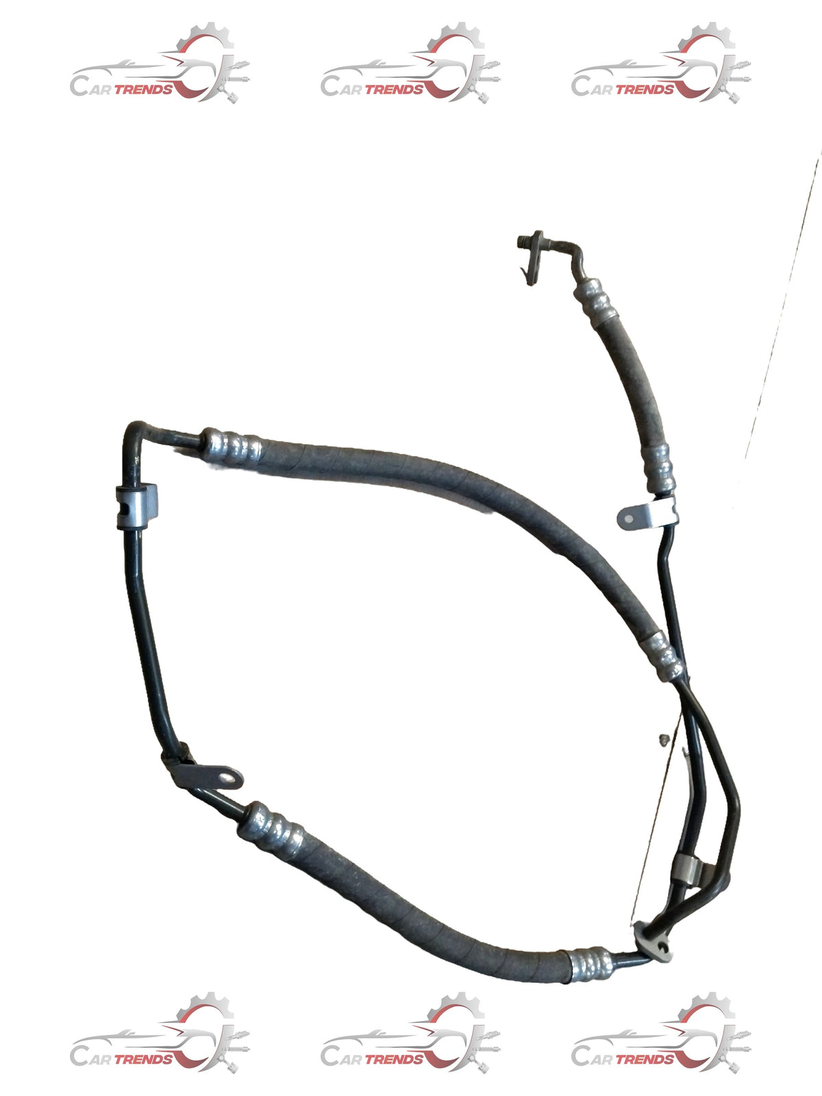 Renault power steering high pressure tube by CarTrends, showcasing the metal tube part with fittings and connectors.