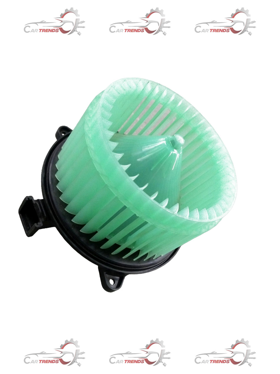 General Motors Chevrolet Cruze motor blower with impeller, showing the metal housing and blades for engine cooling.