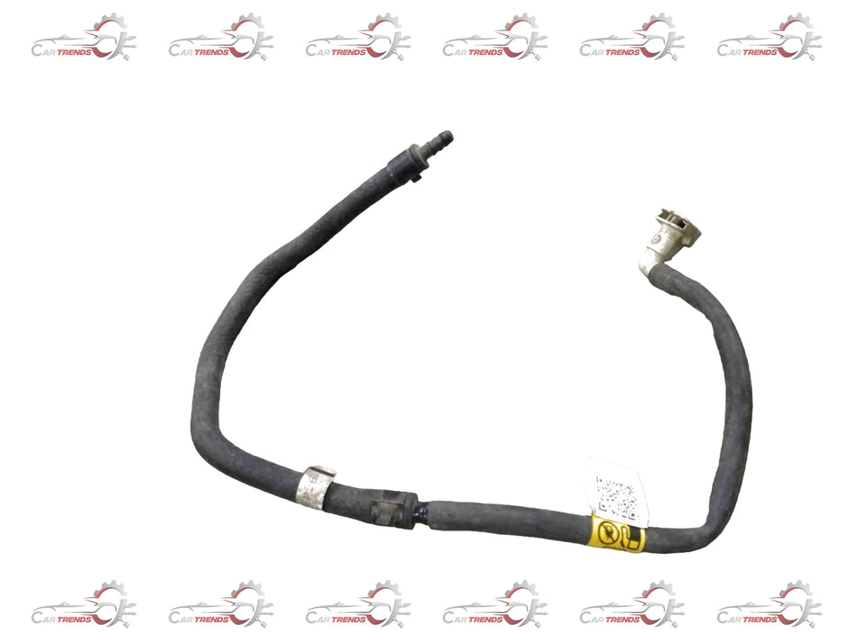 Fuel return hose for Chevrolet Captiva engine front, manufactured by General Motors, with visible hose and engine components.