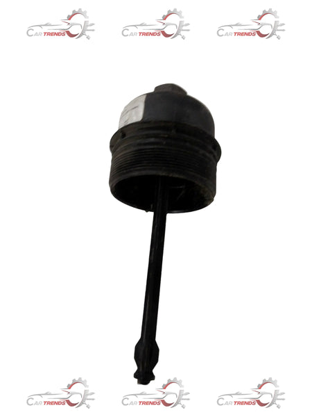 Hyundai Creta oil filter cap, part number 263152A500, shown in close-up view with detailed plastic design and branding.