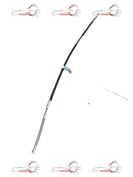 Mahindra Scorpio rear right parking brake cable assembly, part number 0605BAA03081N, close-up view of the cable and connector.