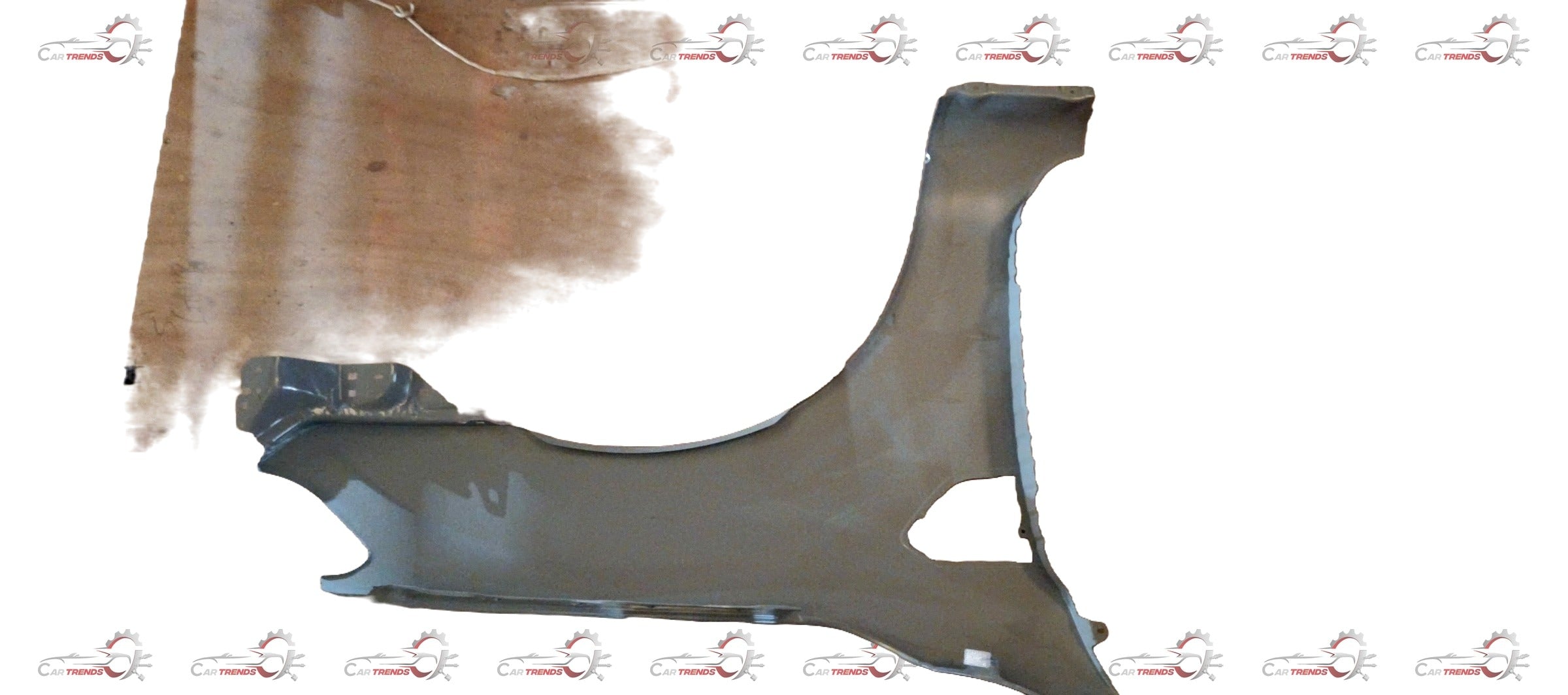 Ford front right fender in black, with smooth curved surface, labeled EB3Z16006B, designed for Ford vehicles.