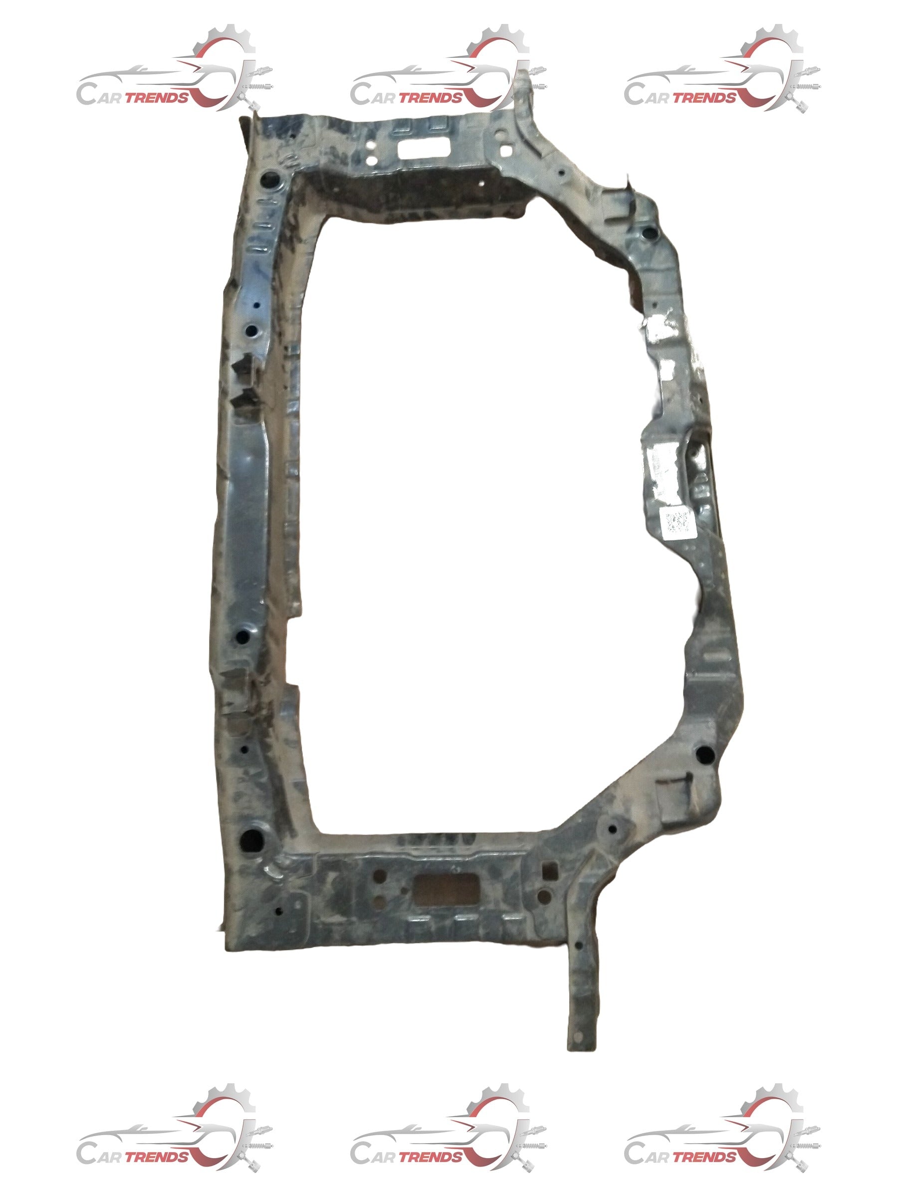 CarTrends Carrier Frame Radiator spare part with metal frame and mounting brackets for vehicle cooling system.