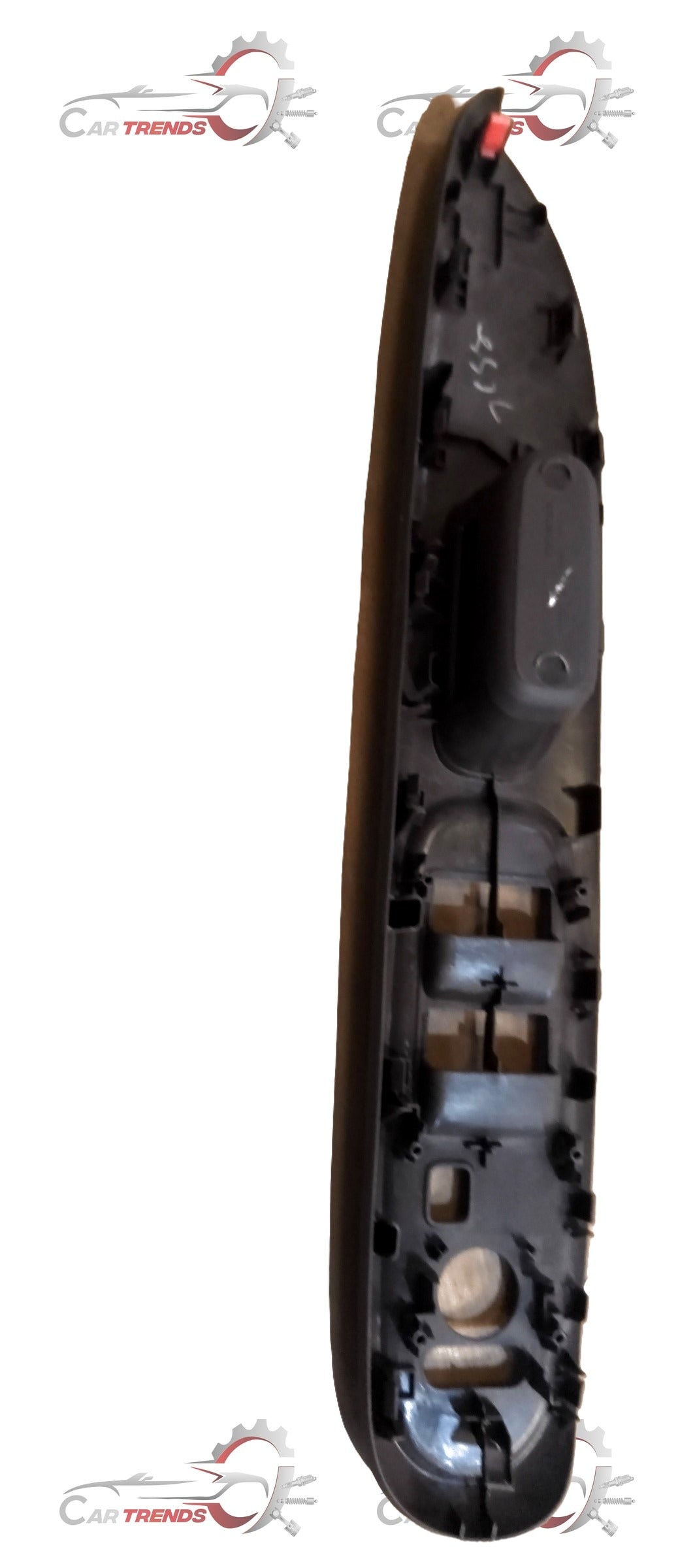 Honda armrest component YR441L, part #83545T4VX01ZA, showing the black plastic armrest with mounting points.