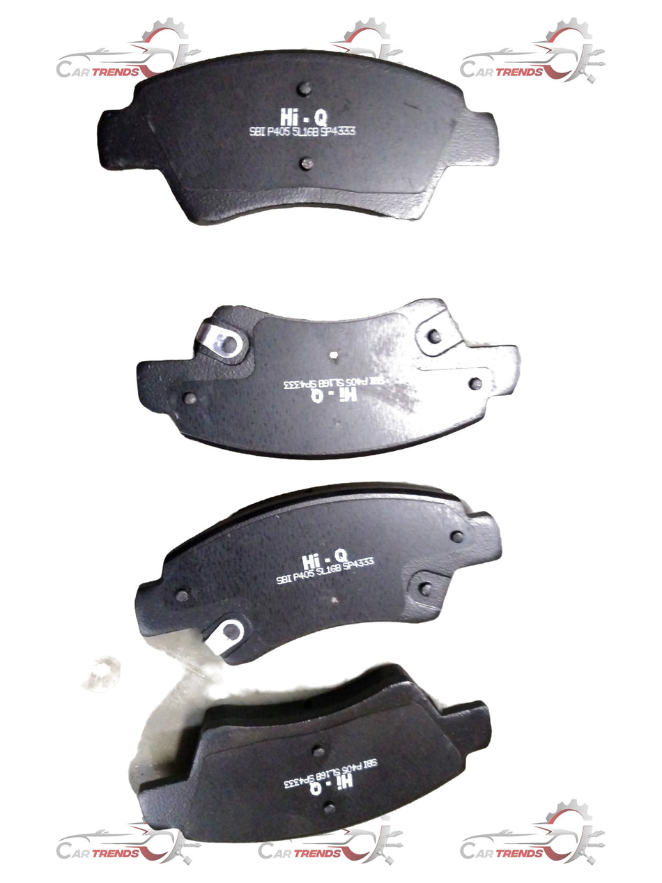 CarTrends front brake pad for Ignis, model #SP4333, showing the metal backing and friction surface for vehicle braking.