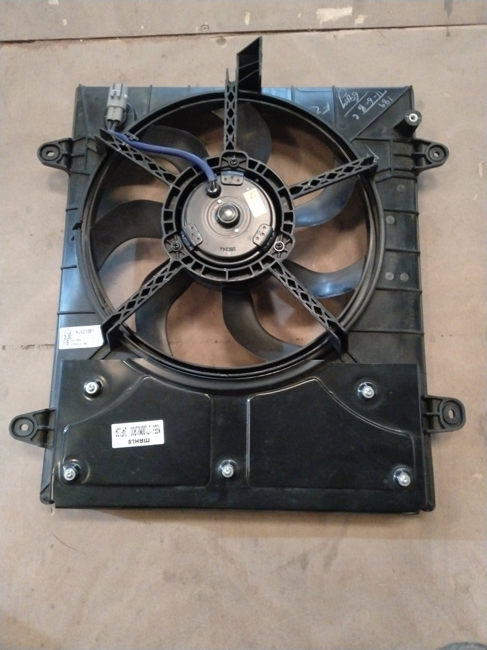 Maruti Suzuki Celerio fan assembly part #17100M81R00, automotive cooling fan for engine cooling system, by CarTrends