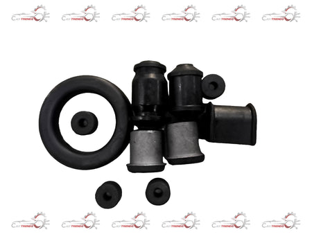 Autokoi suspension kit for Mahindra Scorpio front suspension components, including springs and shock absorbers.