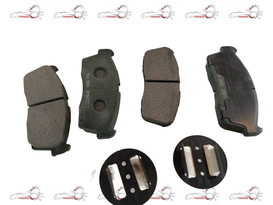 Front brake pad for Maruti Suzuki Alto K10, showing the durable brake pad component designed for reliable stopping power.