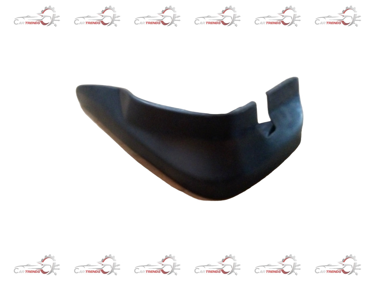 CarTrends left front mud guard for vehicle, showing black plastic splash shield with mounting points and textured surface.