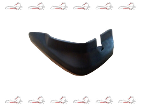 CarTrends left front mud guard for vehicle, showing black plastic splash shield with mounting points and textured surface.