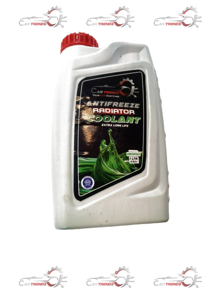 CartTrends green coolant 1-liter container for all car models and variants, shown in the image.