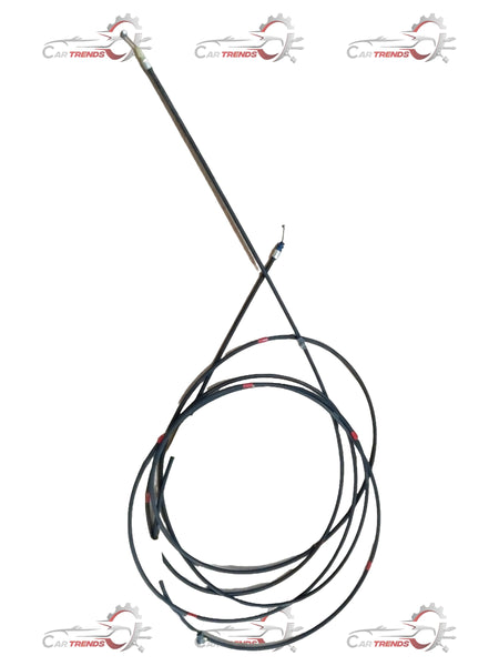 CarTrends gas cable assembly for Nissan Sunny and Micra, showing the black flexible cable with connectors for engine fuel system.