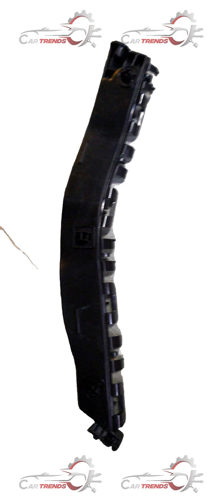 Maruti Suzuki rear right bumper holder for Swift, WagonR, Alto, Dzire models, shown in black plastic with mounting points.