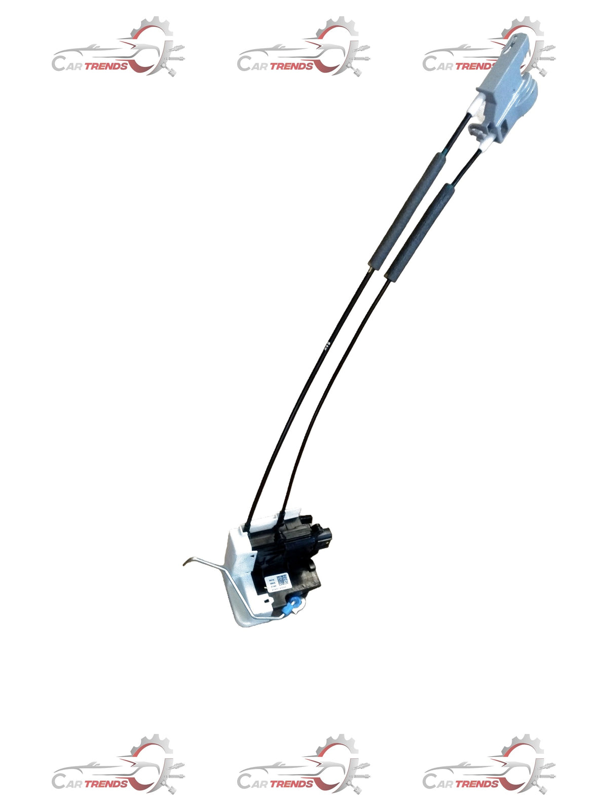 Hyundai Creta rear door latch, right-hand side, automotive replacement part with metal and plastic components.