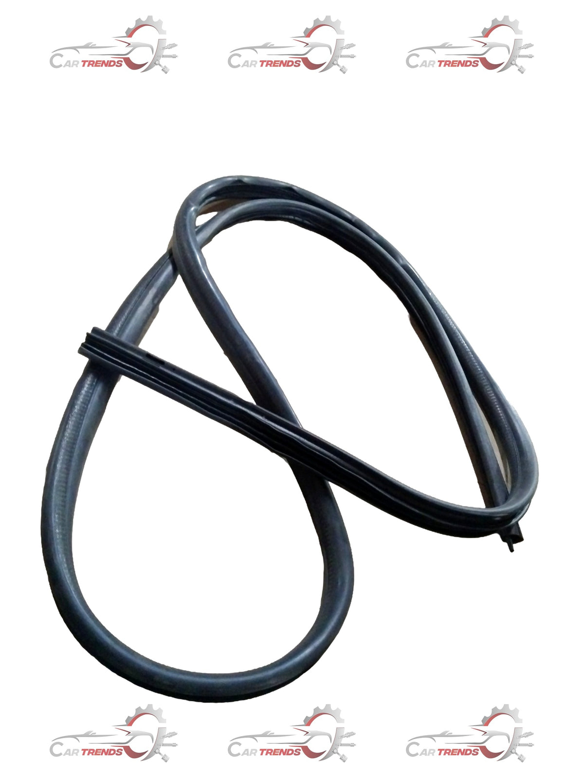 Rear inner weatherstrip for Mahindra Bolero, right-hand side, replacement part by CarTrends, shown in the image.