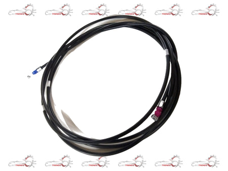 Maruti Suzuki cable comp fuel lid showing the black fuel cap with attached cable for vehicle refueling.