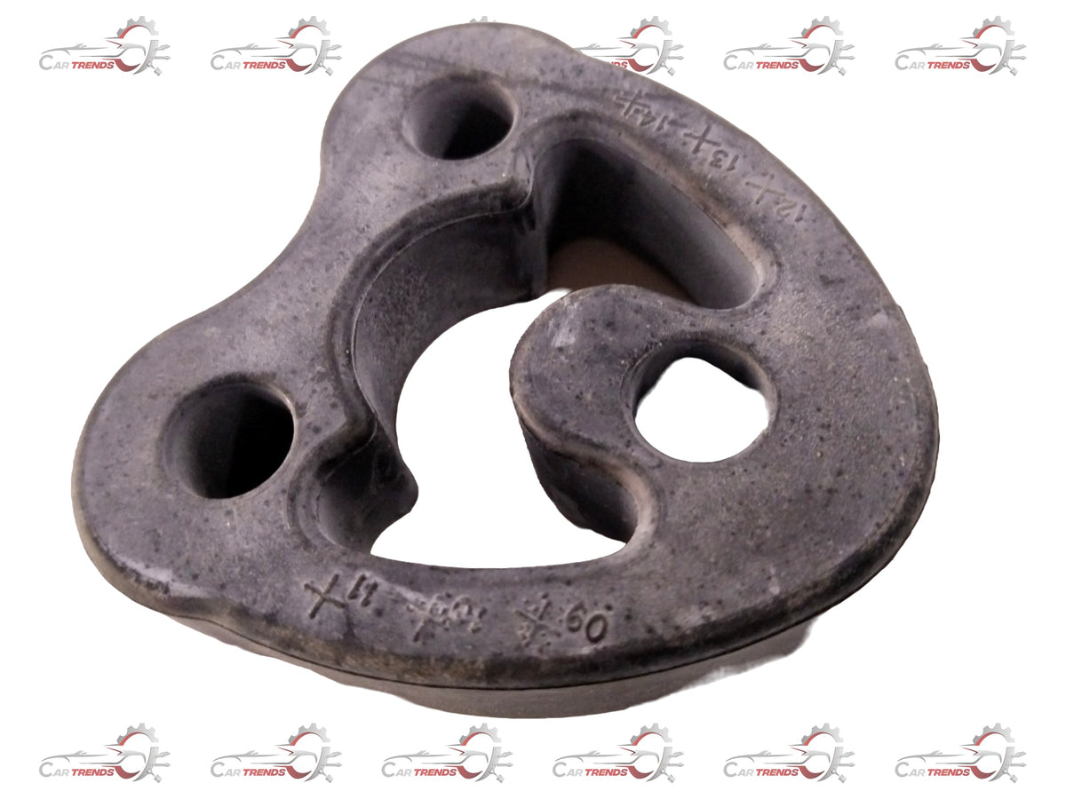 Chevrolet Beat muffler insulator for exhaust system, rear view, CarTrends spare part showing metal and rubber components.