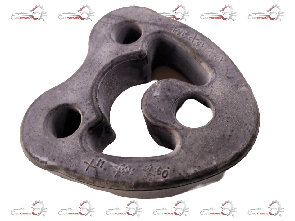 Chevrolet Beat muffler insulator for exhaust system, rear view, CarTrends spare part showing metal and rubber components.