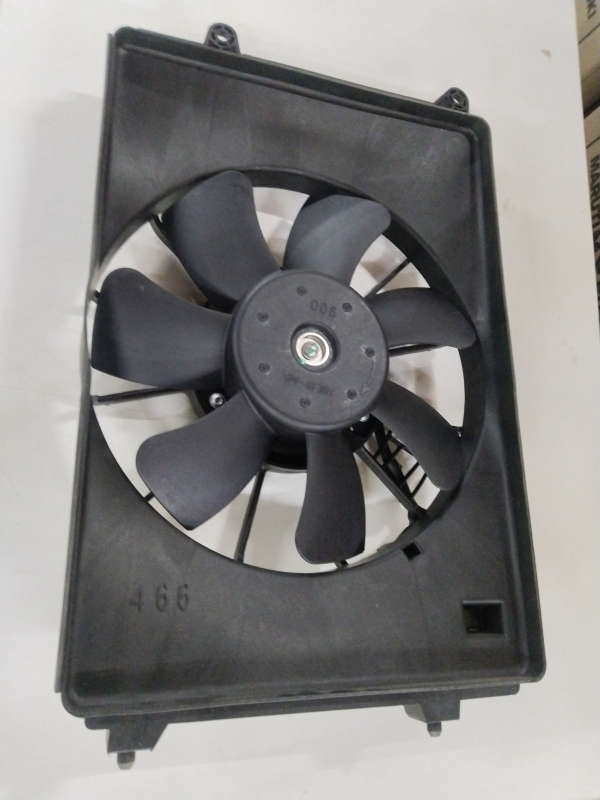 Honda City fan shroud by CarTrends, showing the black plastic component with mounting points and vent openings.