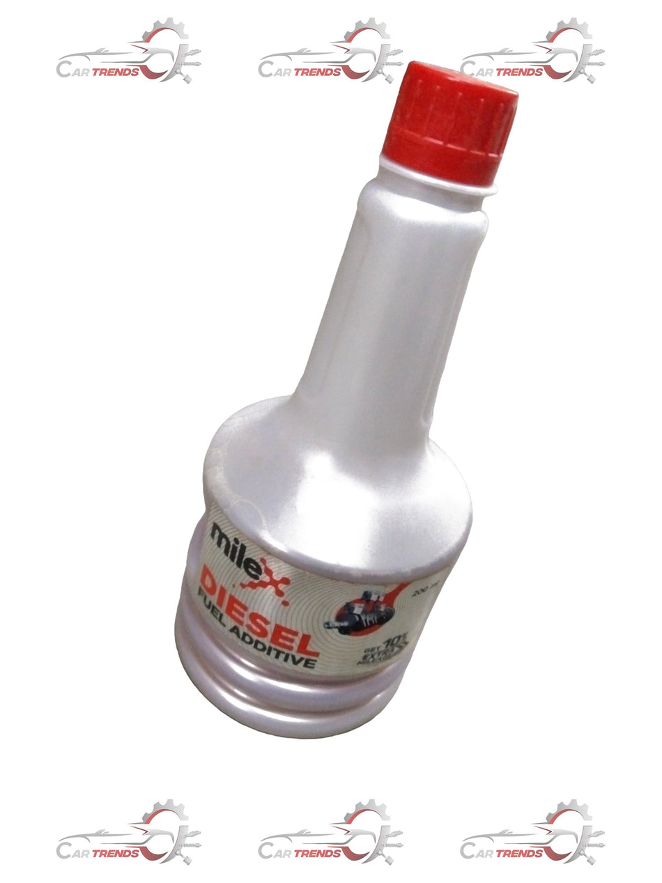 CarTrends Milex Diesel Fuel Additive 200ml bottle, showing label with product details and branding on the container.