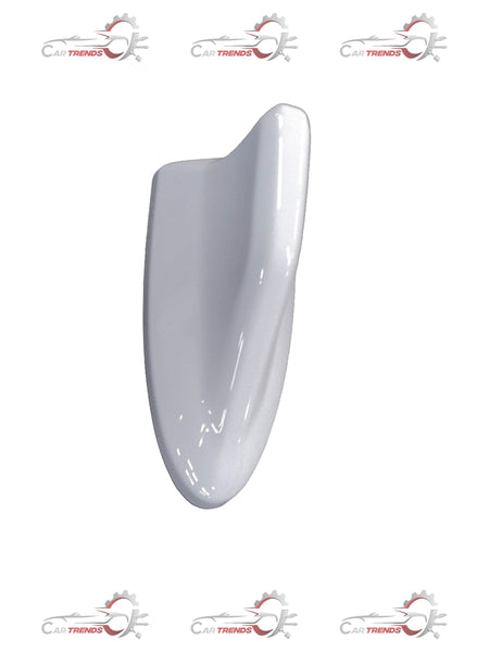Galio Shark Fin Antenna for all cars, black plastic with sleek shark fin shape, mounted on vehicle roof.