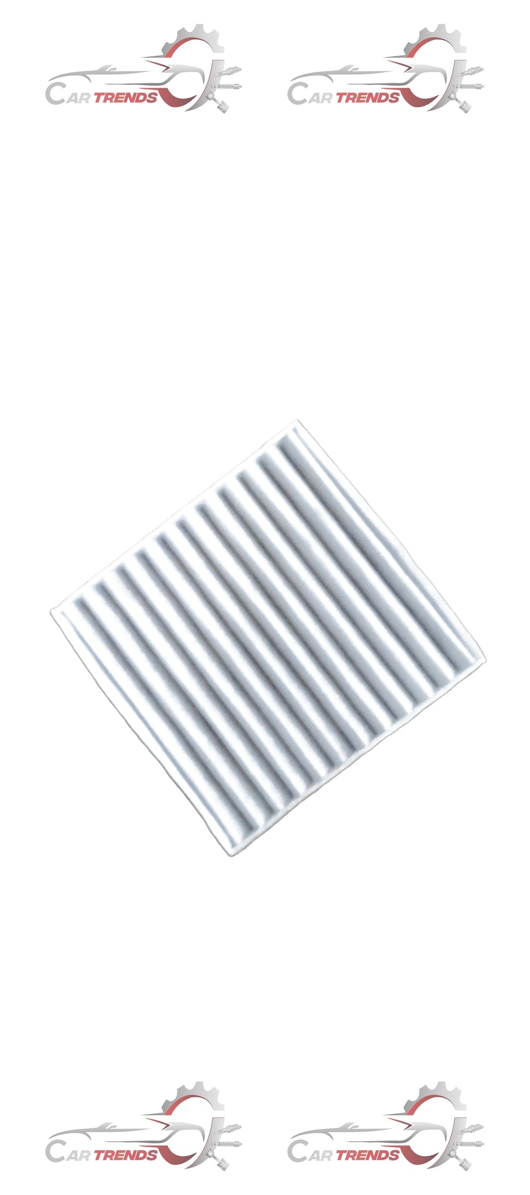 Maruti Suzuki AC filter Spresso 95862M62S20 installed in vehicle ventilation system, showing the clean filter component.