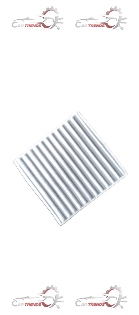 Maruti Suzuki AC filter Spresso 95862M62S20 installed in vehicle ventilation system, showing the clean filter component.