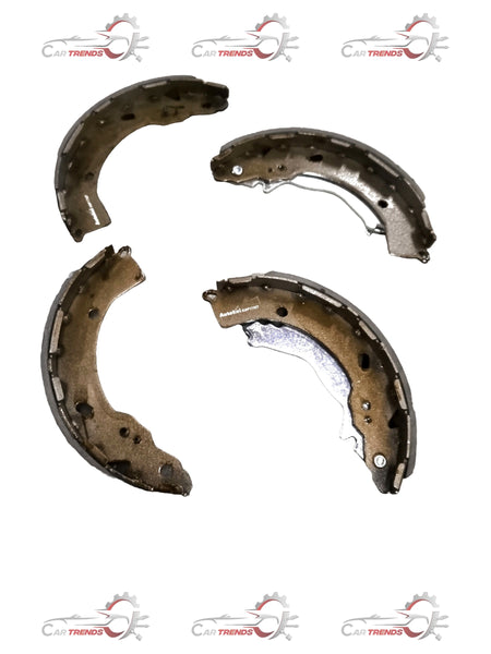 Rear brake shoe for KUV100, Tata Nexon, Zest, and Bolt by AUTOKOI, shown in the image with detailed metal and lining parts.