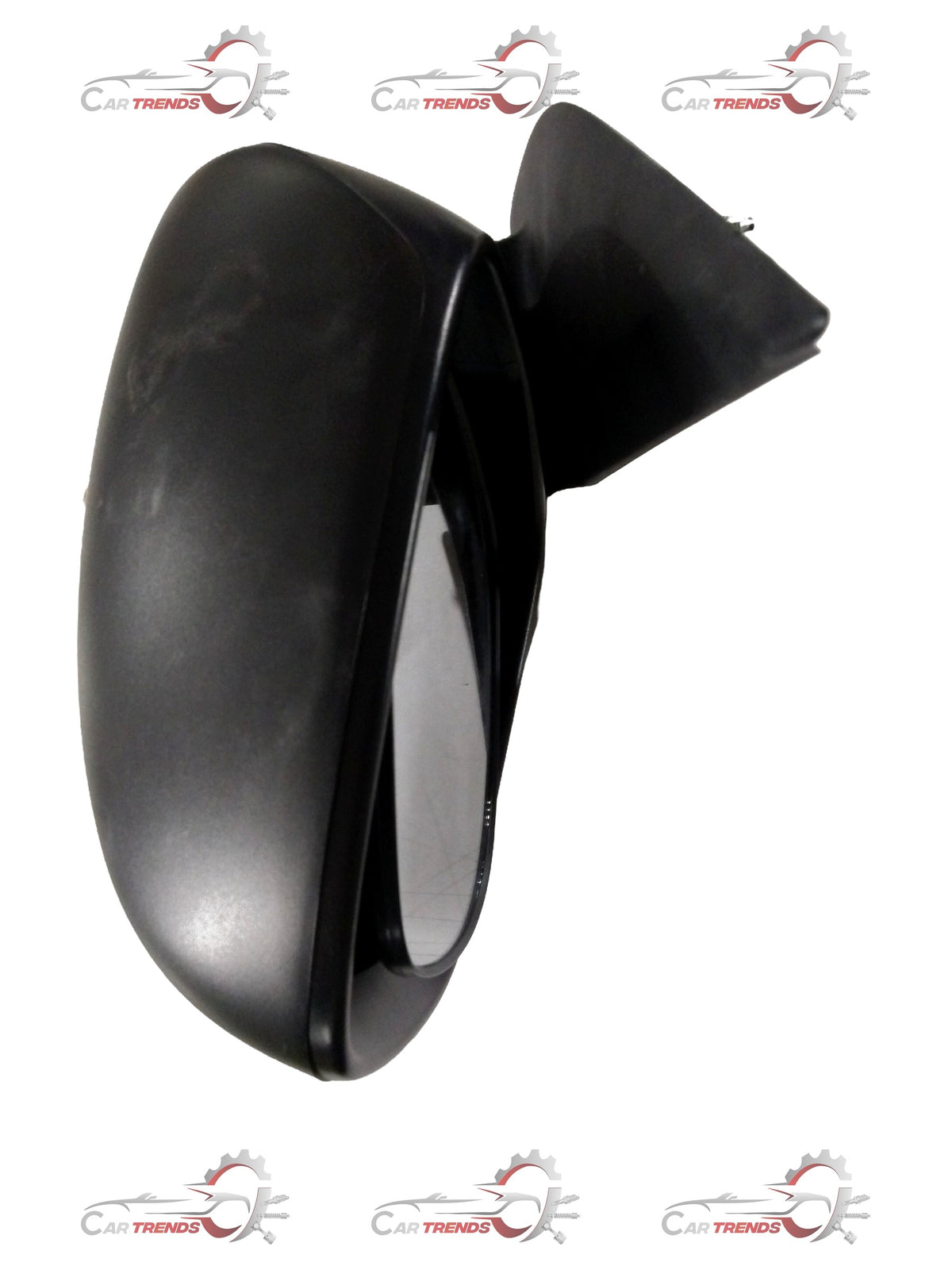 Maruti Suzuki Swift and Dzire LH side mirror in black, replacement part with assembly for vehicle repair or customization.