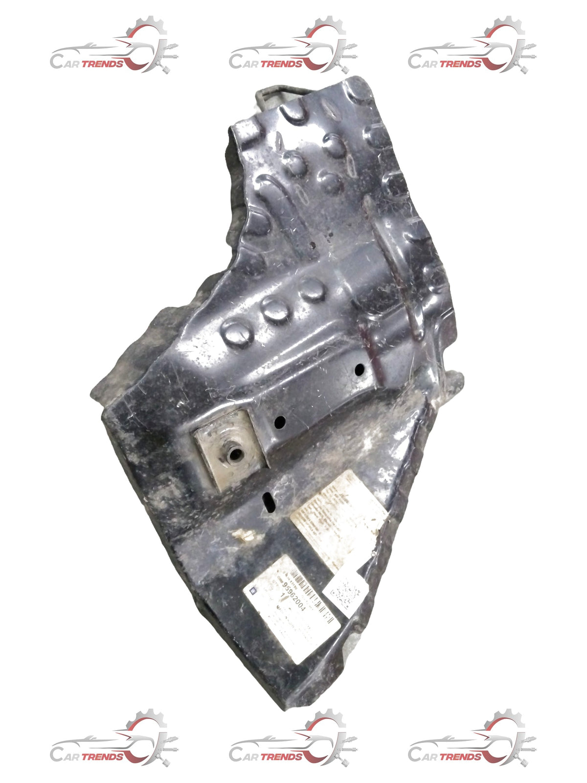 General Motors rear compartment panel cross bar for Chevrolet Cruze, front view showing metal construction and mounting points.