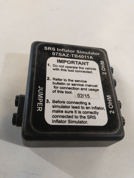 CarTrends SRS INFLATOR SIMULATOR | CITY/CIVIC/JAZZ/AMAZE | | #07SAZTB4011A 07SAZTB4011A - Front view