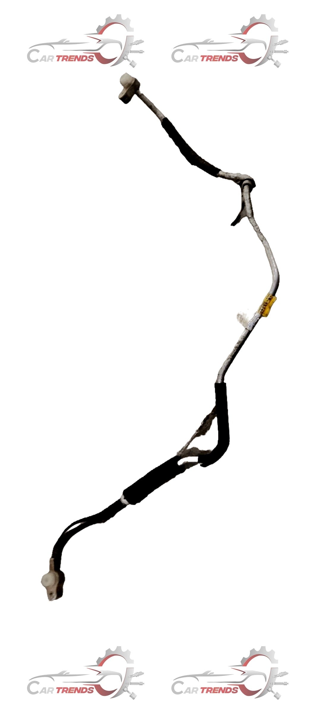 General Motors refrigerant pipe from receiver dryer for Chevrolet Optra petrol, showing metal tubing with connectors and fittings.