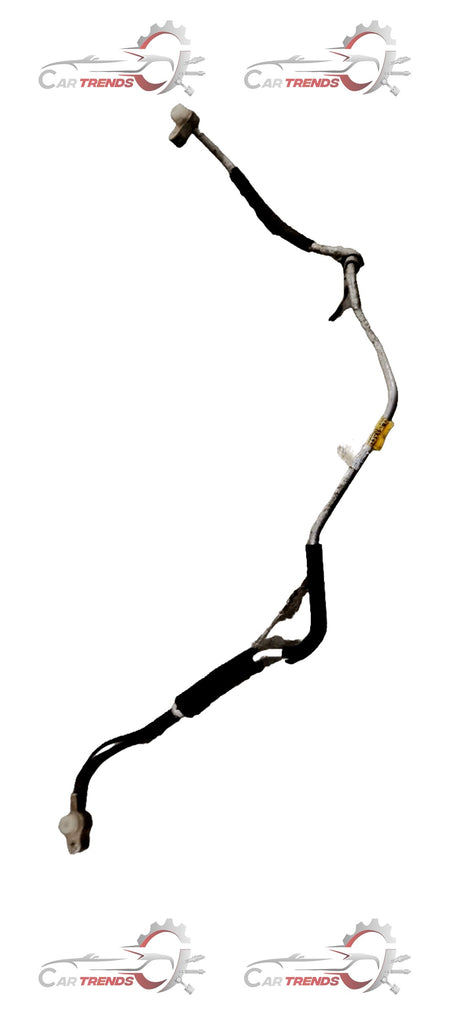 General Motors refrigerant pipe from receiver dryer for Chevrolet Optra petrol, showing metal tubing with connectors and fittings.