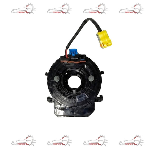 Honda contact assembly with clock spring for steering wheel airbag and electrical connections, showing the spring mechanism.