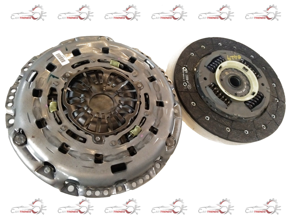 TATA clutch assembly set for Tiago, Tigor, Nexon, Altroz with 260mm disc, spare parts, image showing clutch components.