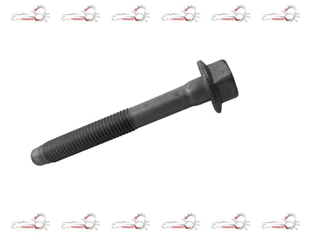 CarTrends front lower control arm bolt for Chevrolet Cruze, shown installed on the vehicle's suspension.