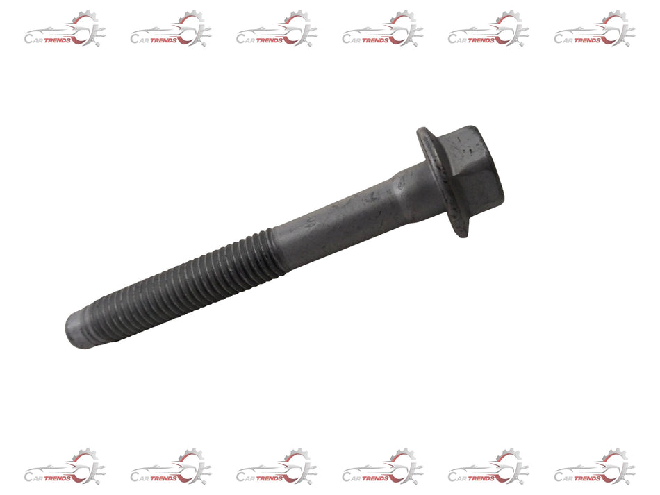 CarTrends front lower control arm bolt for Chevrolet Cruze, shown installed on the vehicle's suspension.