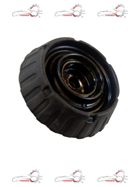 Aftermarket Hyundai i10 shocker mount, black rubber and metal component designed for suspension system repair.