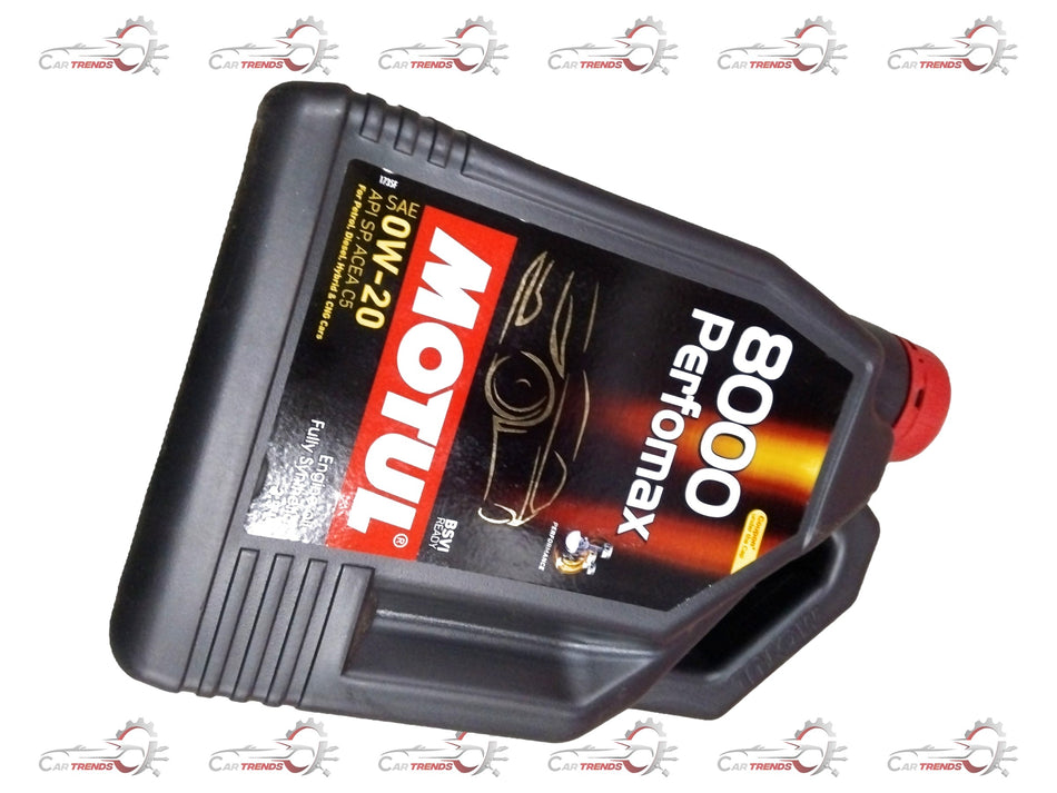 CarTrends PERFOMAX 0W20 8000 | KWID/TRIBER/DUSTER | #8000 PERFOMAX 0W20 MOTUL 8000 PERFOMAX 0W20 - Front view