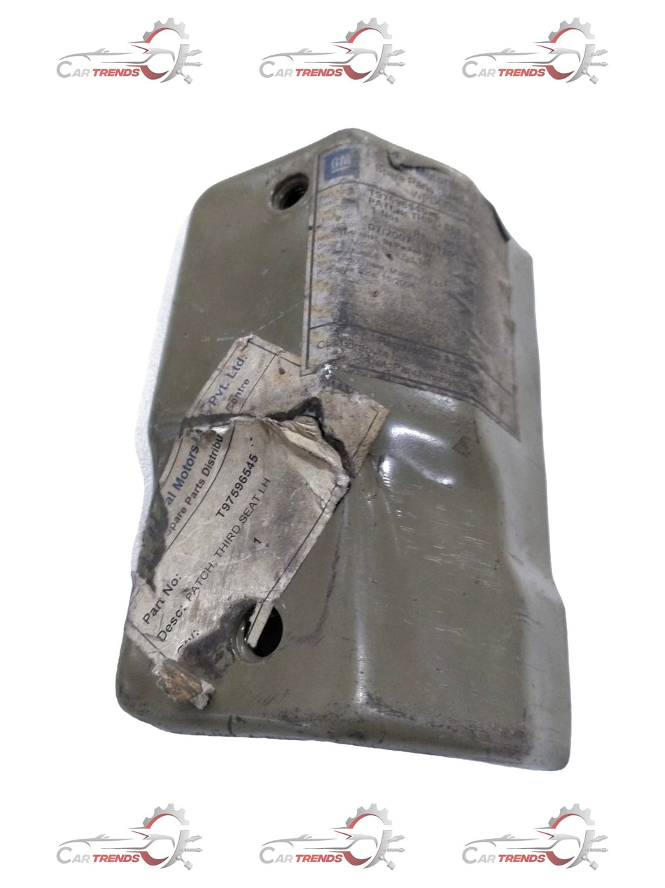 General Motors Chevrolet Tavera third seat patch for the left side, showing fabric and stitching details.